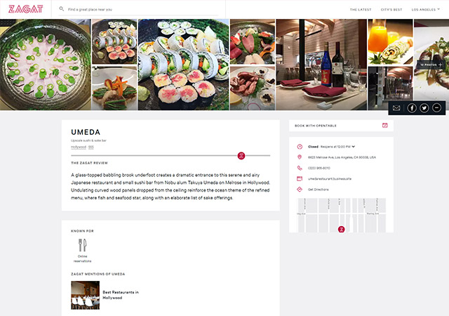 ZAGAT LA